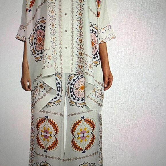 JADE BY JOHNNY WAS ~ BLOUSE AND PANTS ~ SIZE L/XL - Picture 12 of 15